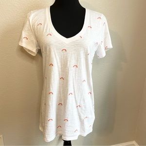 NWT Victoria’s Secret V Neck T Shirt Rainbows